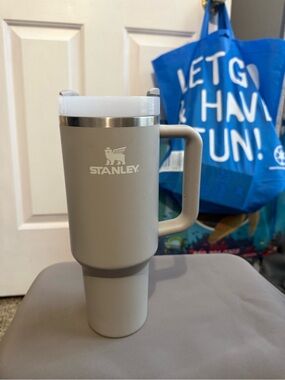 Stanley Grey Travel Tumbler with Handle
